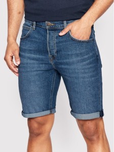 Lee Szorty jeansowe L73EMGLW 112145565 Granatowy Regular Fit