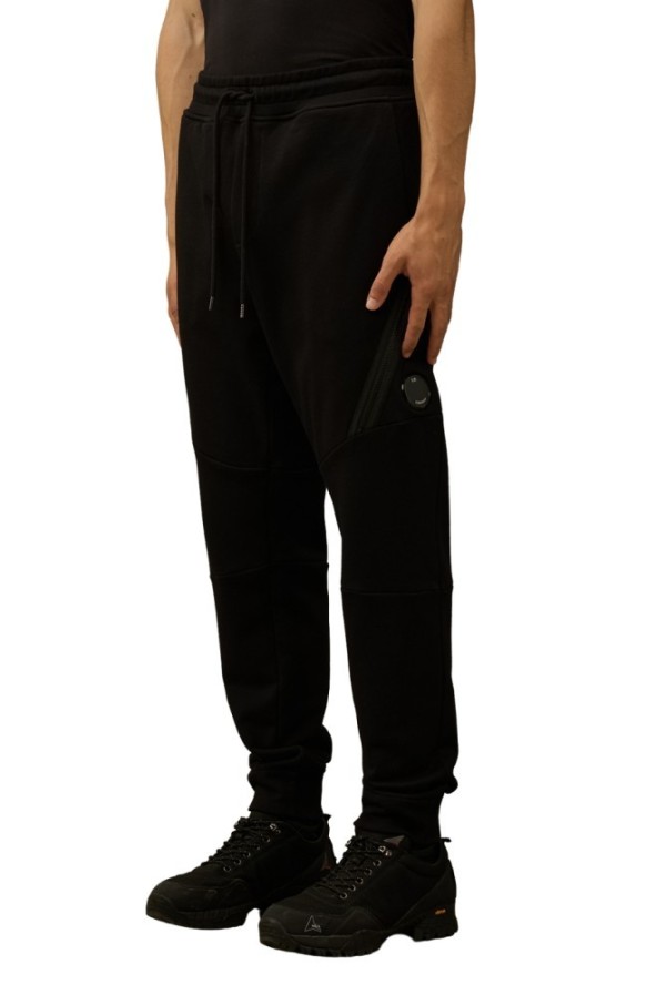 C.P. COMPANY Czarne męskie spodnie dresowe Jogging Pant