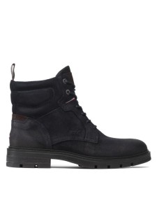 Tommy Hilfiger Kozaki Elevated Padded Suede Boot FM0FM03778 Granatowy