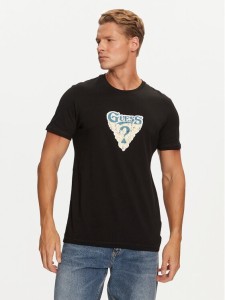 Guess T-Shirt M4BI44 I3Z14 Czarny Slim Fit