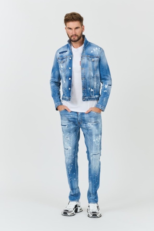 DSQUARED2 Kurtka jeansowa Dan Jean Jacket