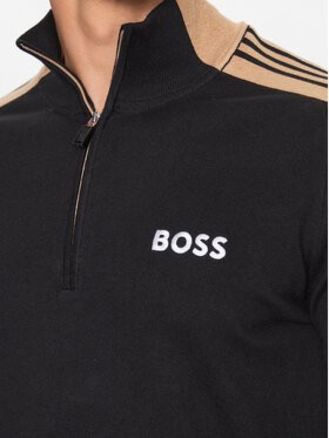 Boss Sweter 50493769 Czarny Regular Fit