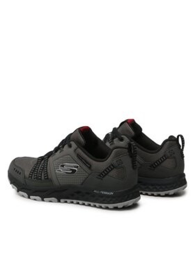 Skechers Półbuty Escape Plan 51591/CCBK Szary