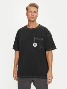 Converse T-Shirt Sketch 10027256-A03 Czarny Standard Fit