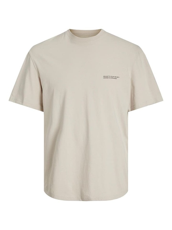 Jack & Jones Koszulka "Jorvesterbro" w kolorze kremowym rozmiar: XL