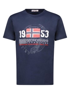Geographical Norway Koszulka w kolorze granatowym rozmiar: M