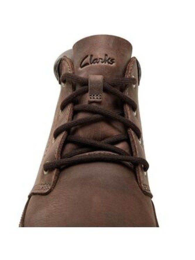 Clarks Trapery Rossdale Mid 261734537 Brązowy