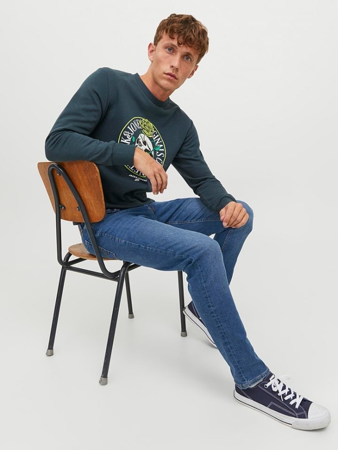 Jack & Jones Dżinsy - Slim fit - w kolorze niebieskim rozmiar: W32/L32