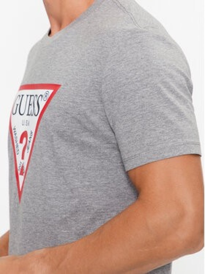 Guess T-Shirt M2YI71 I3Z14 Szary Slim Fit