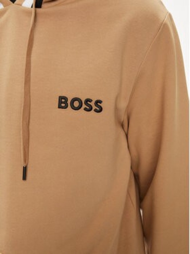 Boss Bluza Iconic 50502937 Beżowy Regular Fit