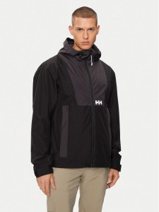 Helly Hansen Kurtka przeciwdeszczowa Rig Rain Jacket 54096 Czarny Regular Fit