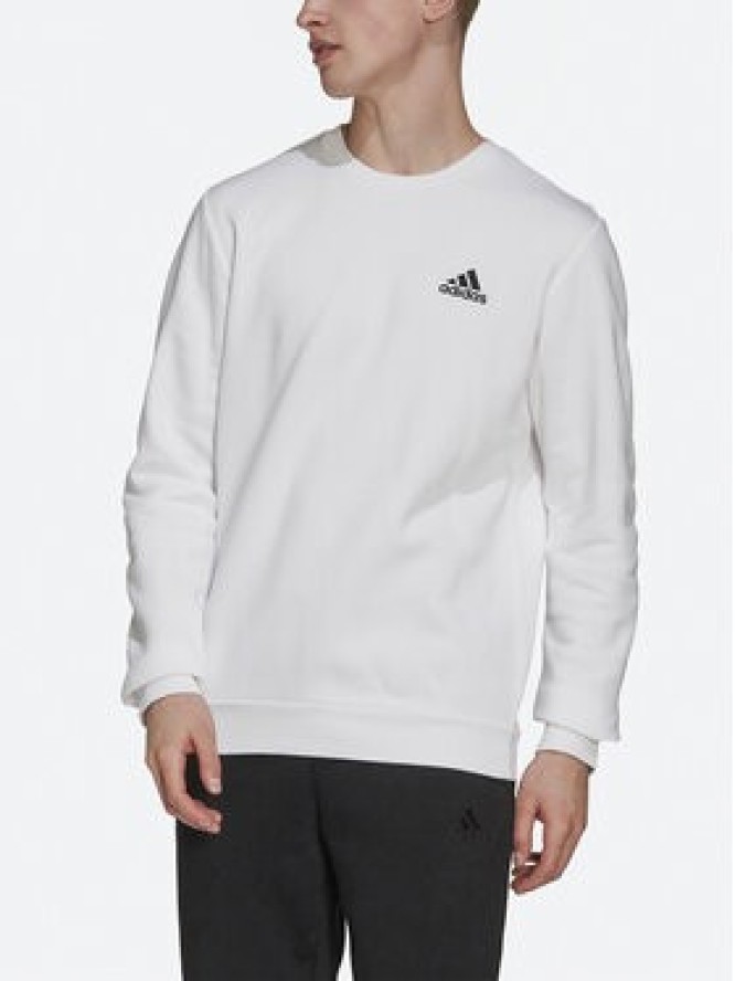 adidas Bluza Essentials H12220 Biały Regular Fit