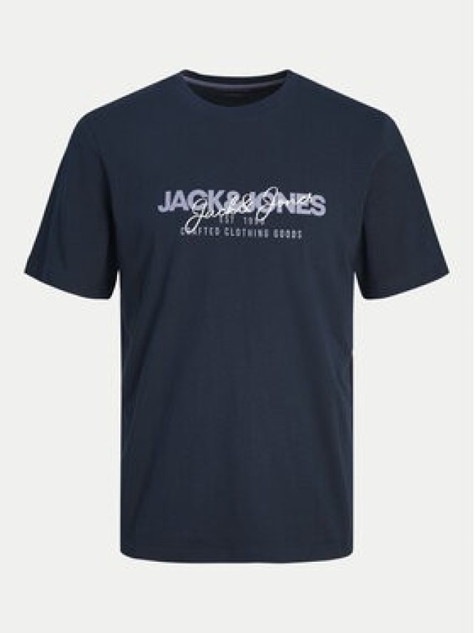 Jack&Jones T-Shirt Alvis 12256803 Granatowy Standard Fit