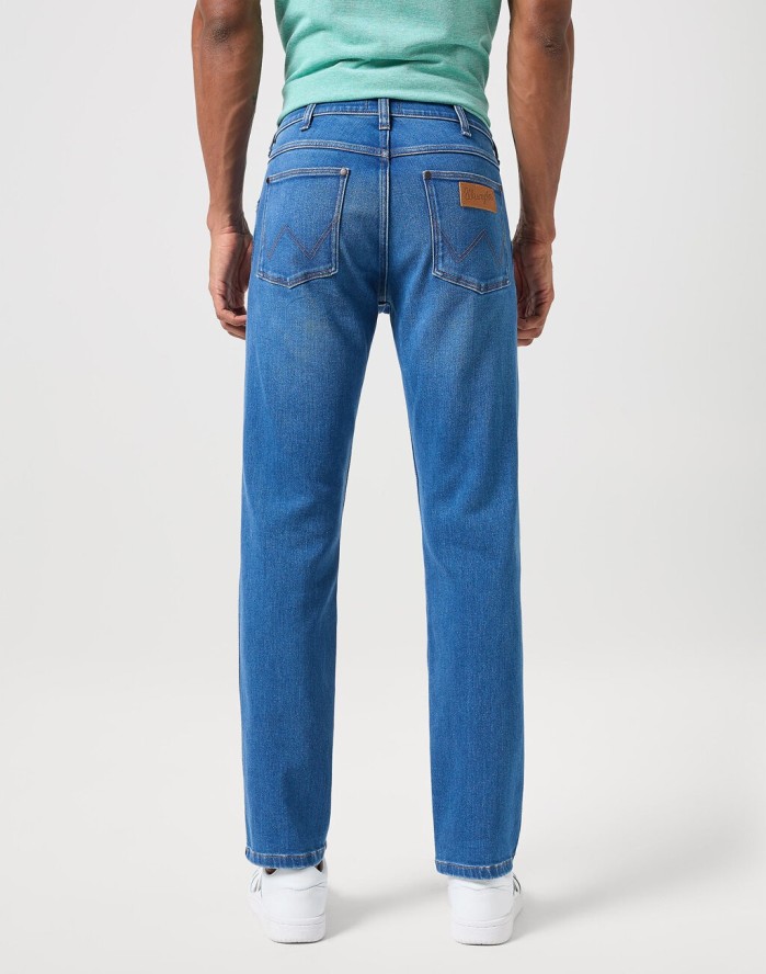 WRANGLER GREENSBORO MĘSKIE SPODNIE JEANSOWE DŻINSY RUSTIC W112352644