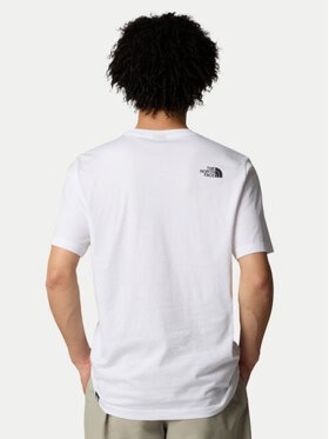 The North Face T-Shirt Easy NF0A8A6C Biały Regular Fit