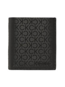 Calvin Klein Mały Portfel Męski Daily Tech Trifold 6Cc W/Magcoin K50K510196 Czarny