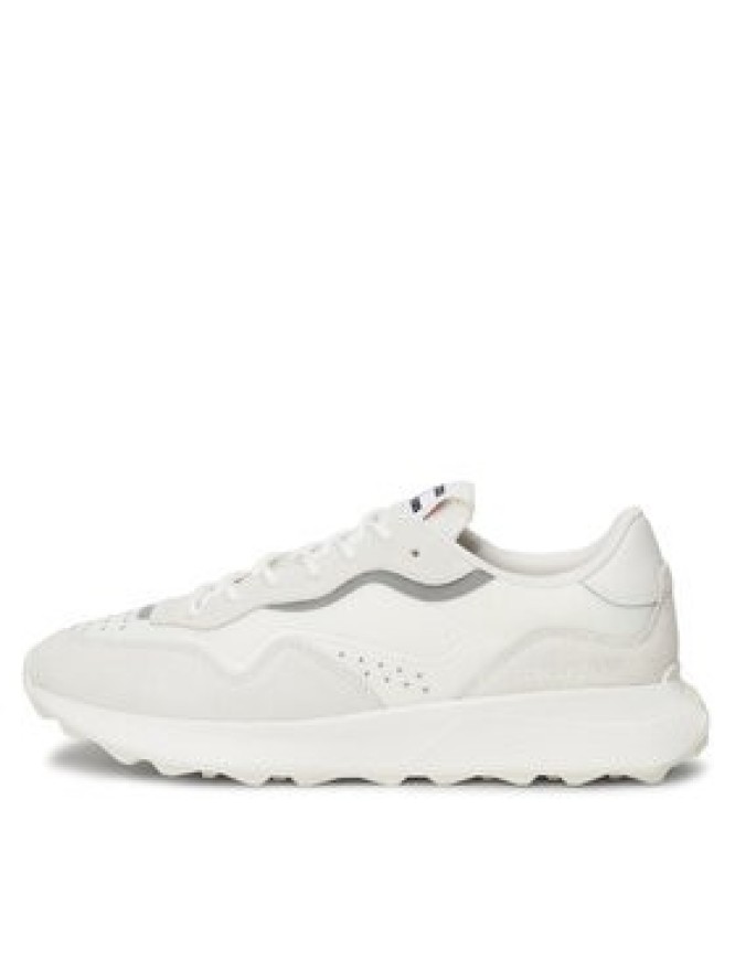 Tommy Jeans Sneakersy Tjm Runner Mix Material EM0EM01381 Écru