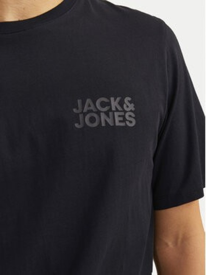 Jack&Jones T-Shirt Corp Logo 12151955 Czarny Standard Fit