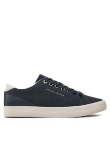 Tommy Hilfiger Tenisówki Th Hi Vulc Low Summer Cvs FM0FM05056 Granatowy