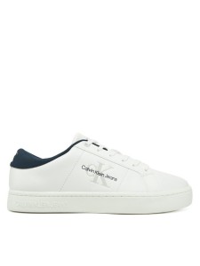 Calvin Klein Jeans Sneakersy Classic Cupsole Low Ml Lth YM0YM00864 Biały