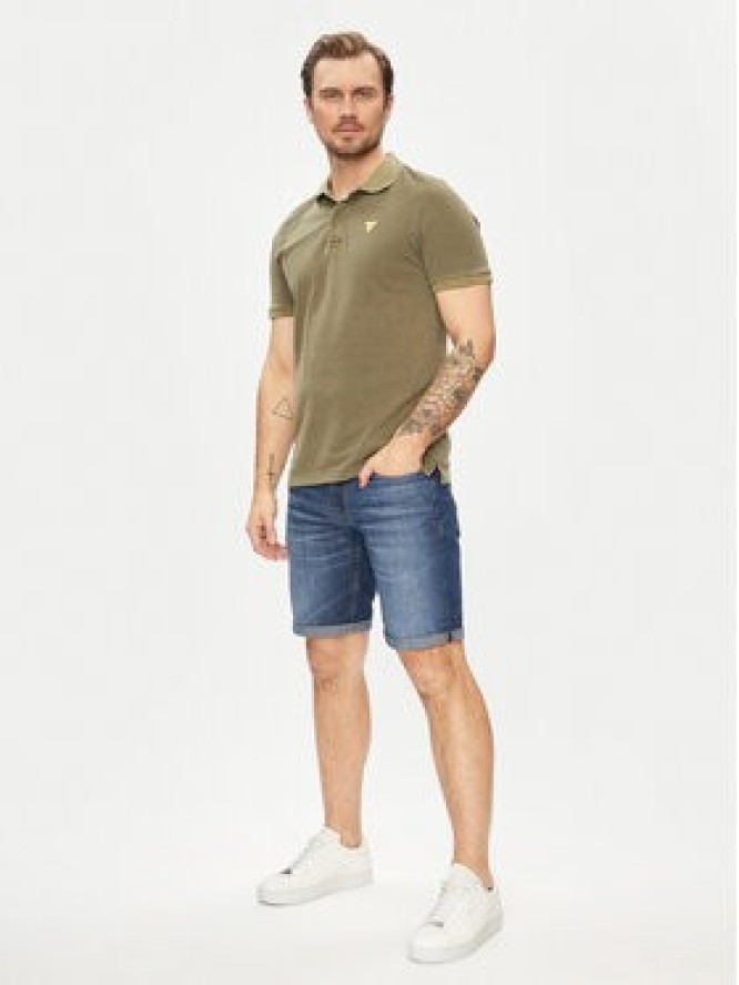 Guess Szorty jeansowe Sonny M4GD01 D4Z24 Granatowy Slim Fit