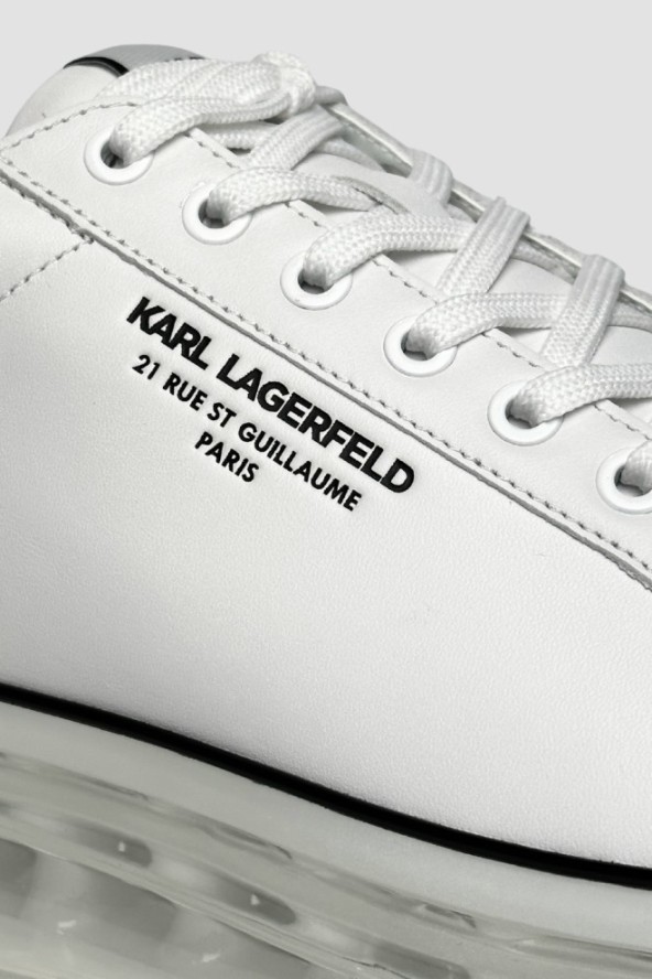 KARL LAGERFELD Białe sneakersy męskie KAPRI KUSHION RSG Lo Lace