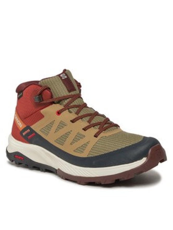 Salomon Trekkingi Outrise Mid Gtx L47143700 Brązowy