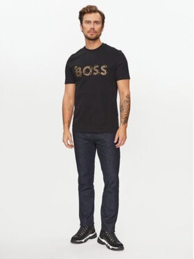 Boss T-Shirt Tiburt 421 50499584 Czarny Regular Fit