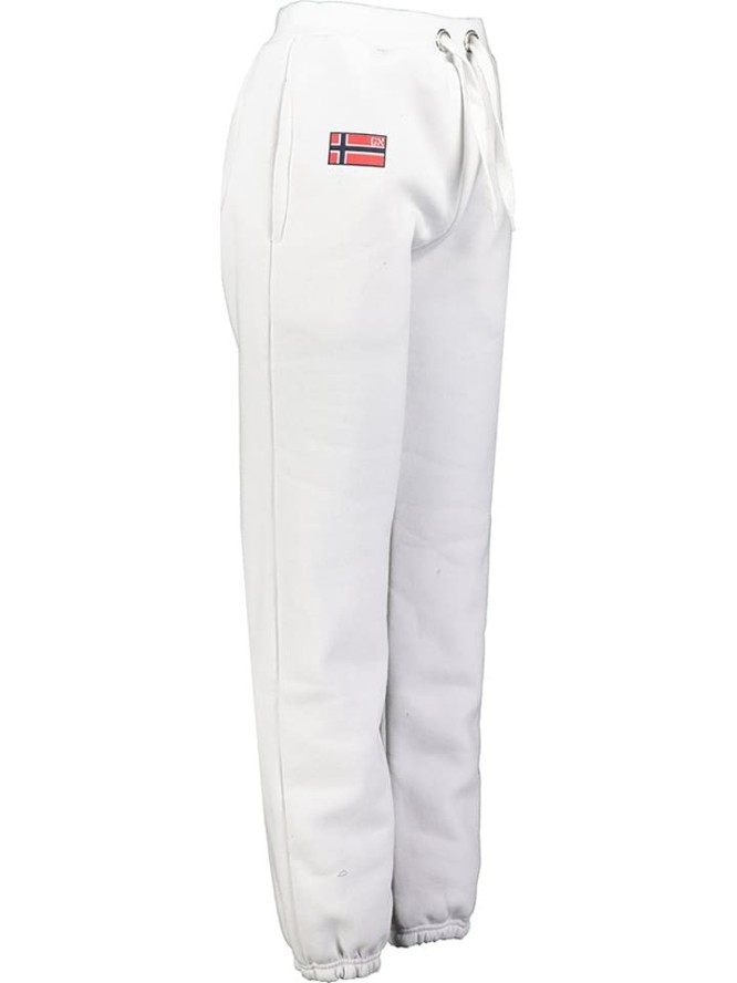 Geographical Norway Spodnie dresowe "Maracana" w kolorze białym rozmiar: S