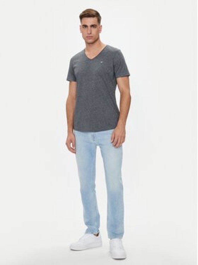 Tommy Jeans T-Shirt Jaspe DM0DM09587 Szary Slim Fit