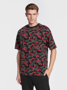 New Era T-Shirt Chicago Bulls Logo Print 60284618 Kolorowy Oversize