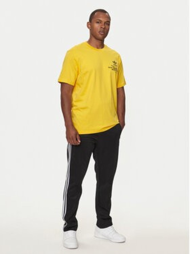 adidas T-Shirt BT IS0183 Żółty Regular Fit