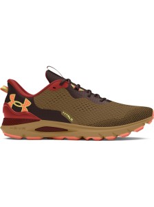 Buty do biegania w terenie uniseks Under Armour UA U Sonic Trail - brązowe