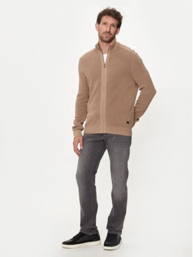 JOOP! Jeans Sweter 15 JJK-02Okon 30042401 Beżowy Modern Fit