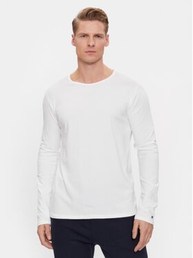 Tommy Hilfiger Komplet 3 longsleeve UM0UM03022 Biały Slim Fit