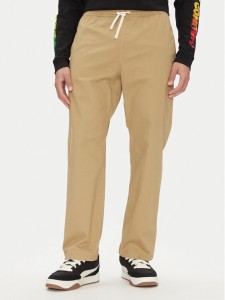 Element Spodnie materiałowe Chillin Classic ELYNP00153 Brązowy Regular Fit