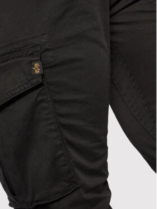 Alpha Industries Joggery Twill 116202 Czarny Regular Fit