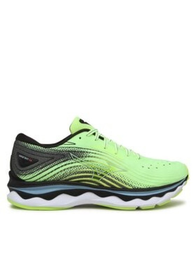 Mizuno Buty do biegania Wave Sky 6 J1GC220205 Zielony