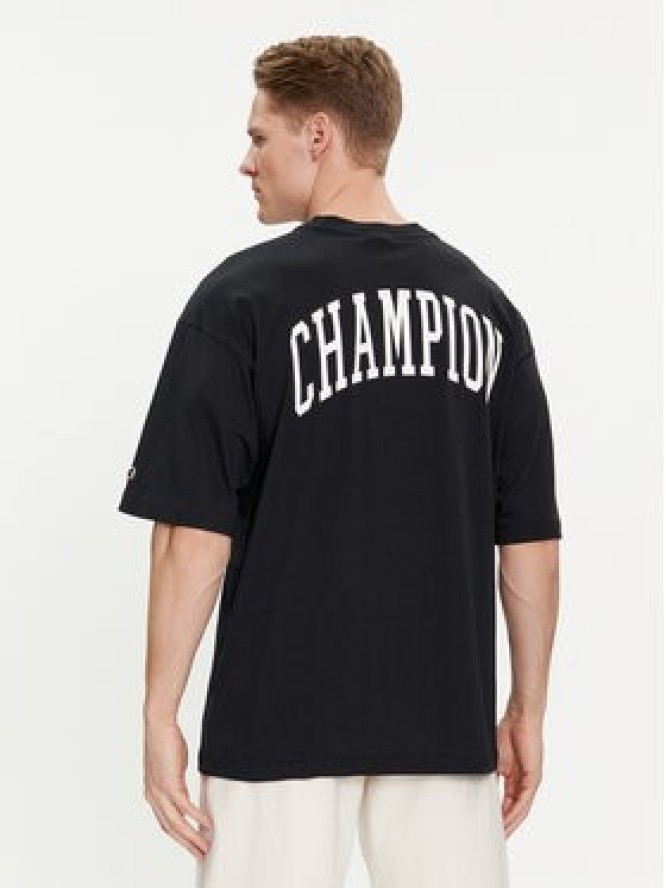 Champion T-Shirt 219855 Czarny Custom Fit