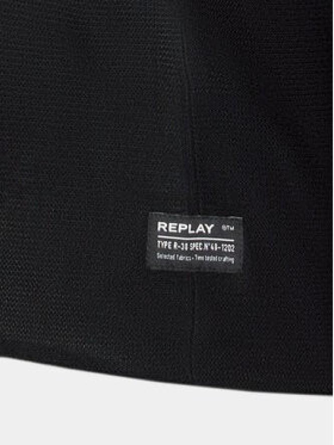 Replay Golf UK2507.000.G22230 Czarny Regular Fit