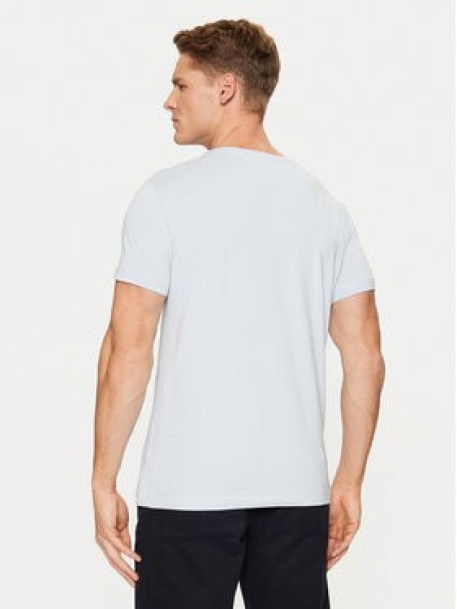 Tommy Hilfiger T-Shirt MW0MW10800 Błękitny Slim Fit