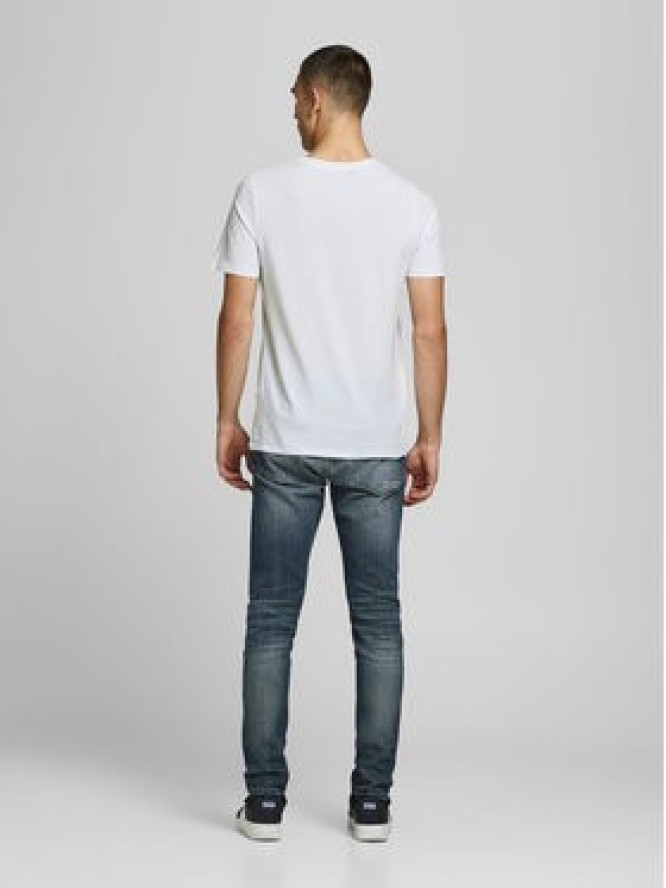 Jack&Jones T-Shirt Corp Logo 12137126 Biały Slim Fit