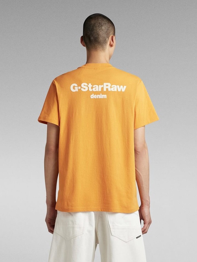 G-Star Koszulka w kolorze pomarańczowym rozmiar: L