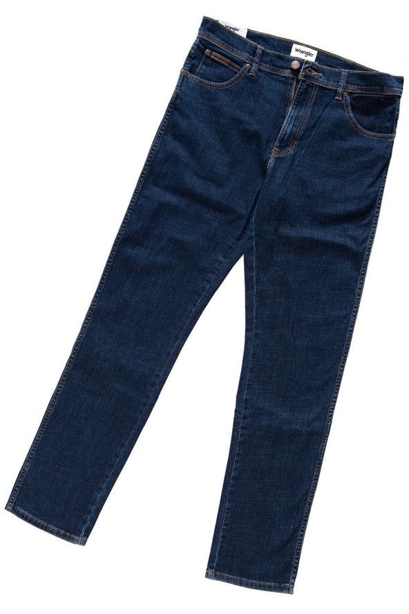 WRANGLER TEXAS SLIM MĘSKIE SPODNIE JEANSOWE CROSS GAME W12S8311U