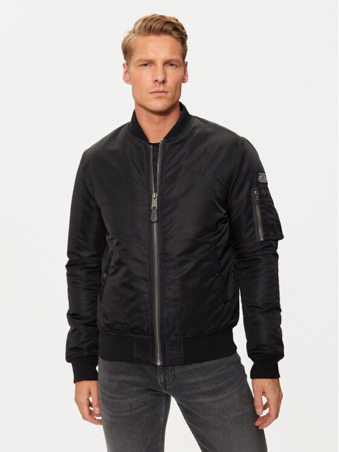 SCHOTT N.Y.C. Kurtka bomber AIRFORCERS Czarny Regular Fit