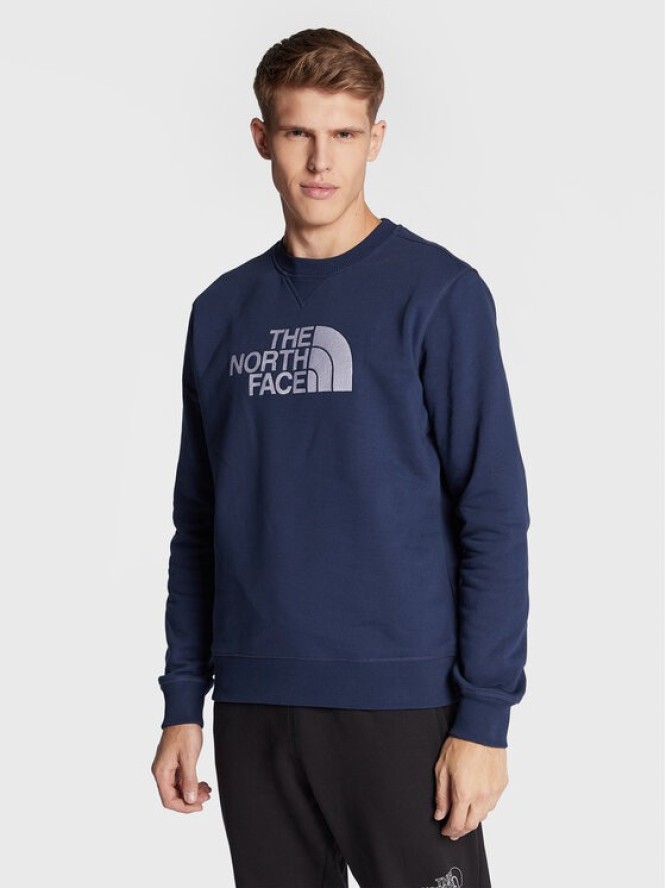 The North Face Bluza Drew Peak NF0A4SVR Granatowy Regular Fit