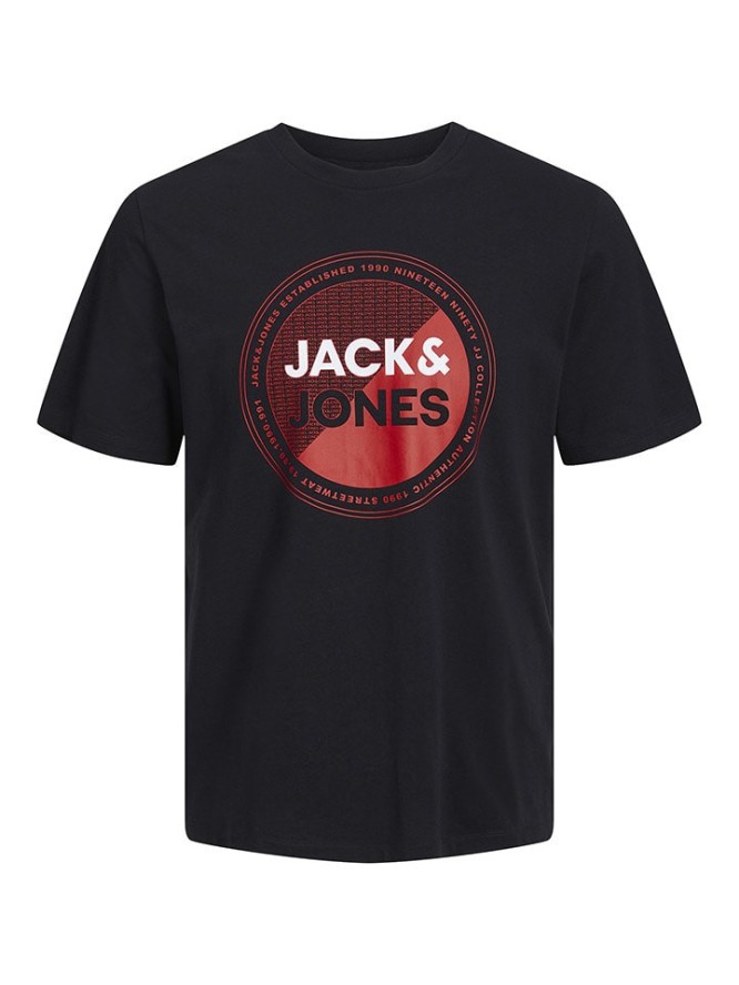 Jack & Jones Koszulki (2 szt.) w kolorze granatowym i czarnym rozmiar: M