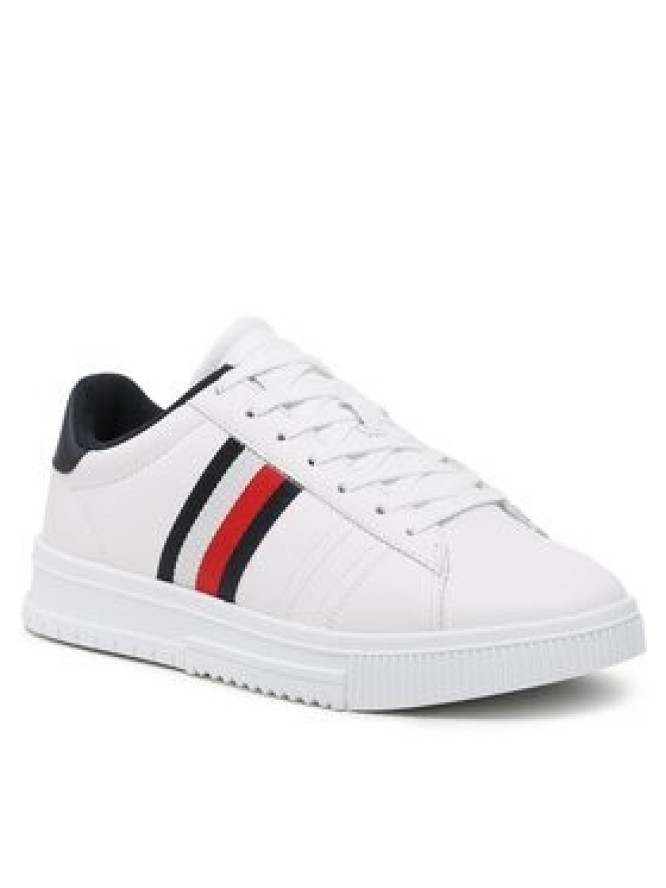 Tommy Hilfiger Sneakersy Supercup Leather FM0FM04706 Biały