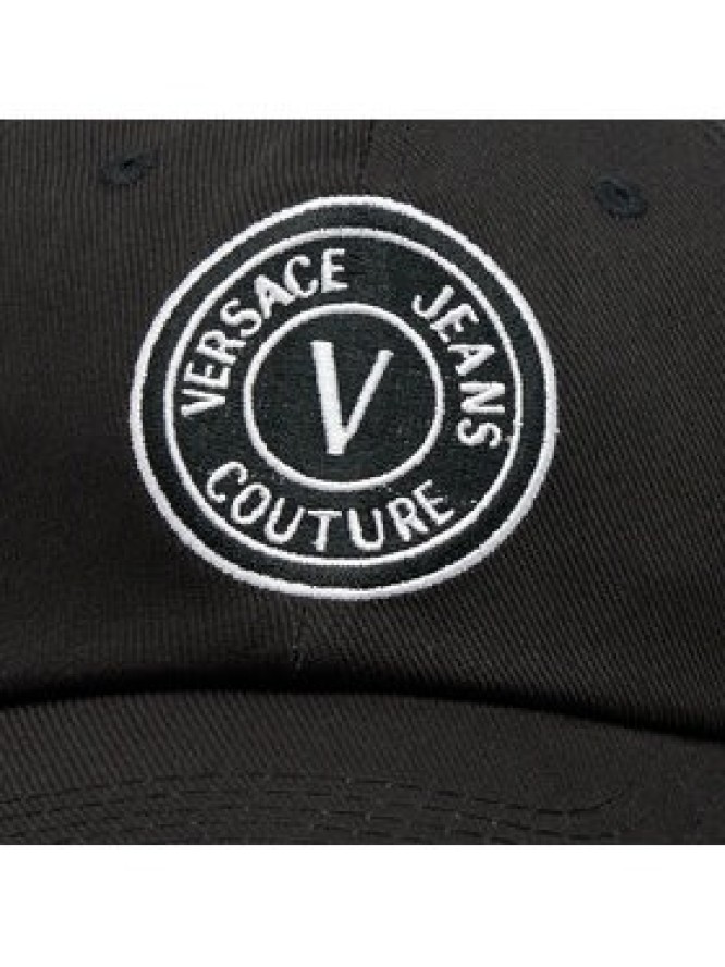 Versace Jeans Couture Czapka z daszkiem 74YAZK26 Czarny