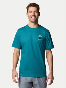 Columbia T-Shirt Kettle River™ 2120411 Turkusowy Regular Fit